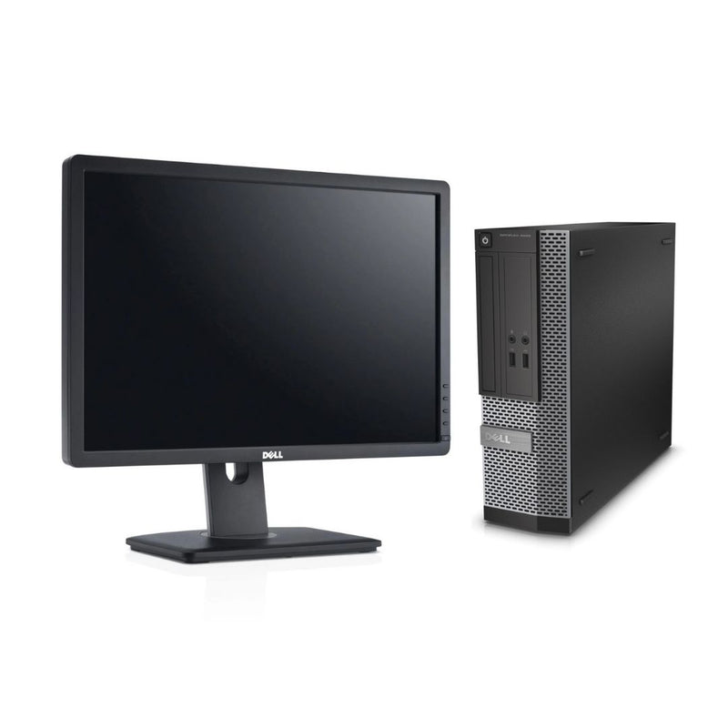 Load image into Gallery viewer, Dell OptiPlex 3020, SFF Desktop Bundled with 22" Monitor, Intel Core i7-4770, 3.4GHz, 16GB RAM, 512GB SSD, DVD, Windows 10 Pro - Grade A Refurbished