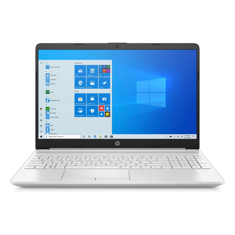 Load image into Gallery viewer, HP 15-DW3033 Core™ i3-1115G4, 3.0 GHz, 256GB SSD, 8GB, 15.6" (1920x1080) WIN10 S NATURAL SILVER FP Reader 405F6UA#ABA