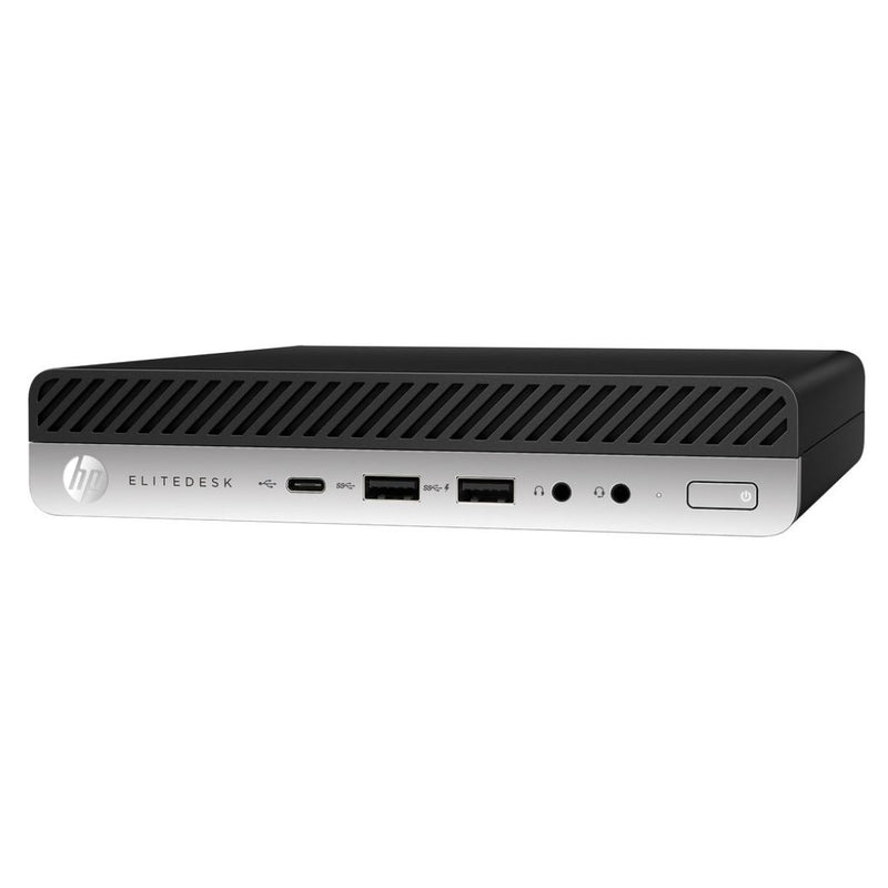 Load image into Gallery viewer, HP EliteDesk 800 G5 Mini Desktop, Intel Core i7-9700T, 2.0GHz, 16GB RAM, 256GB SSD, Windows 11 Pro - Grade A Refurbished