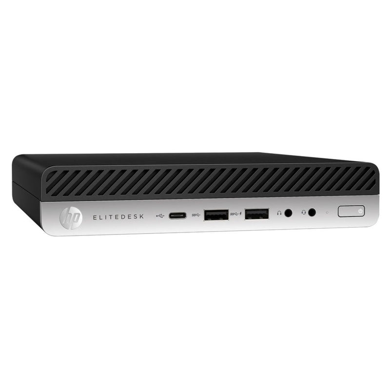 Load image into Gallery viewer, HP EliteDesk 800 G5 Mini Desktop, Intel Core i7-9700T, 2.0GHz, 16GB RAM, 256GB SSD, Windows 11 Pro - Grade A Refurbished