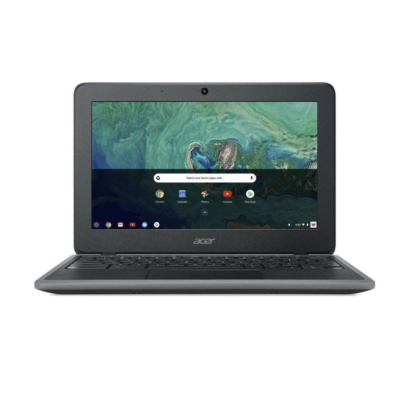 Load image into Gallery viewer, Acer Q1VC1 Chromebook, 11.6", Intel Celeron N3350, 2.40 GHz, 2GB RAM, 16GB eMMC SSD, DVD, Chrome OS - Grade A Refurbished