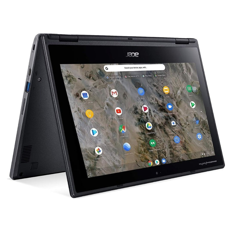 Load image into Gallery viewer, Acer Chromebook SPIN 311 R721T-62ZQ 2-IN-1 CONVERTIBLE AMD A6-9220C 32GB eMMC 4GB 11.6" (1366x768) TOUCHSCREEN IPS Chrome OS BLACK NX.HBRAA.003