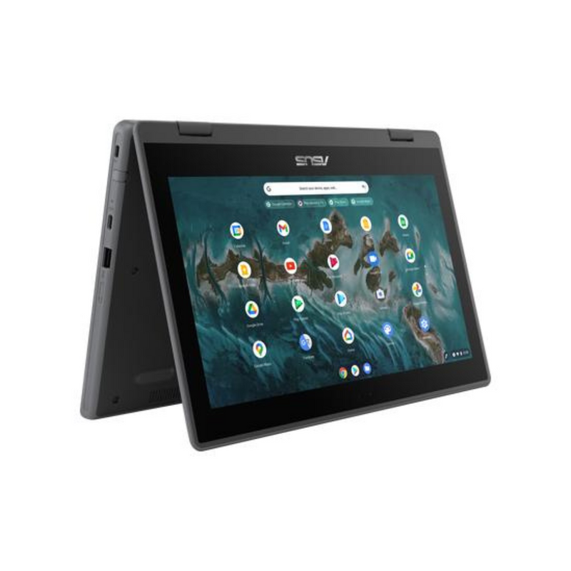 Load image into Gallery viewer, Asus CR1100-FKA Chromebook, 11.6" 2-in-1 Flip, Intel Celeron N4500, 8GB RAM, 64GB eMMC, Chrome OS, Brand New - EE