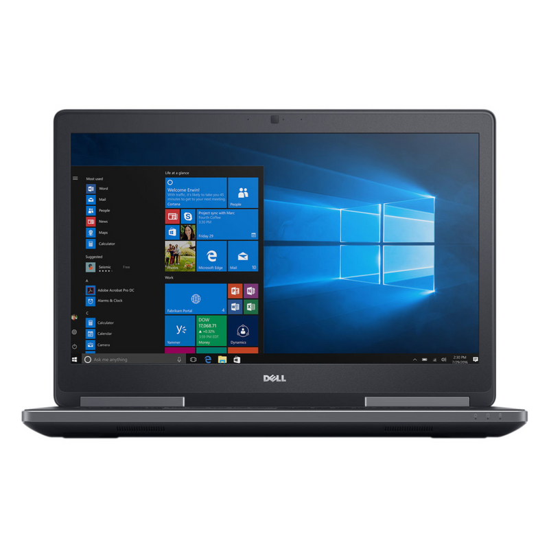 Load image into Gallery viewer, Dell Precision 7720 Mobile Workstation, 17.3", Intel Core i7-6820HQ, 2.7GHz, 16GB RAM, 512GB SSD, Windows 10 Pro - Grade A Refurbished