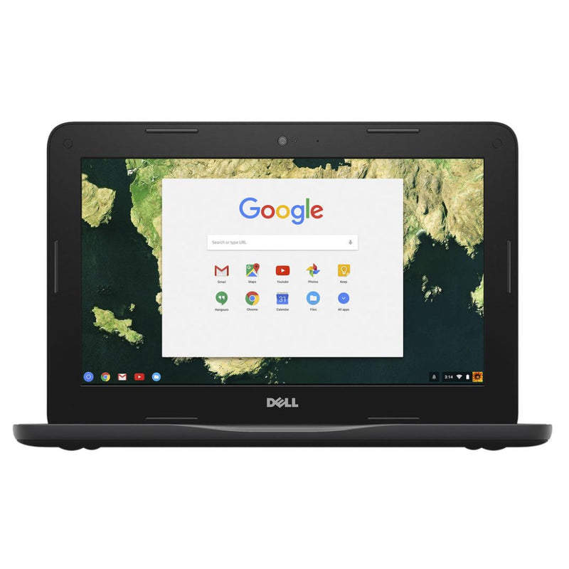 Load image into Gallery viewer, Dell 3180 Chromebook, 11.6", Intel Celeron N3060, 1.6GHz, 4GB RAM, 16GB eMMC SSD, Chrome OS - Grade A Refurbished