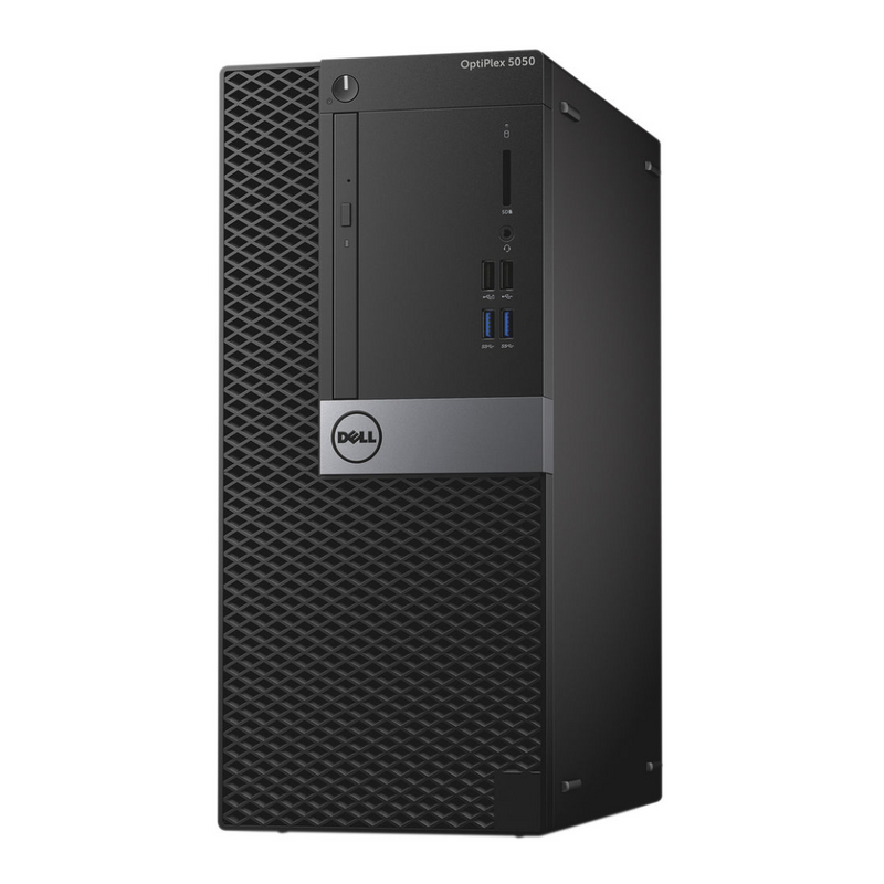 Load image into Gallery viewer, Dell OptiPlex 5050, Tower Desktop, Intel Core i7-6700, 3.4GHz ,16GB RAM, 256GB SSD, Windows 10 Pro - Grade A Refurbished
