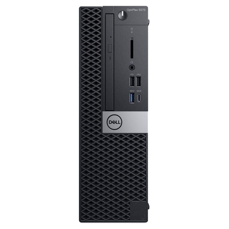 Load image into Gallery viewer, Dell OptiPlex 5070 SFF Desktop Bundled with 2 x 24" Dell Monitors, Intel Core i7-9700, 3.0GHz, 32GB RAM, 1TB SSD, Windows 11 Pro, Grade A Refurbished - EE