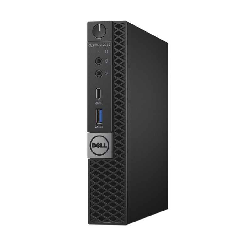 Load image into Gallery viewer, Dell OptiPlex 7050, Micro Desktop, Intel core i7-6700T, 2.8GHz, 16GB RAM, 256GB SSD, Windows 10 Pro - Grade A Refurbished