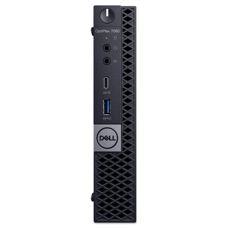 Load image into Gallery viewer, Dell OptiPlex 7060, Micro Desktop Bundled with 24&quot; Brand New Monitor, Intel Core i5-8500T, 2.10GHz, 16GB RAM, 256GB SSD, Windows 11 Pro, Grade A Refurbished - EE
