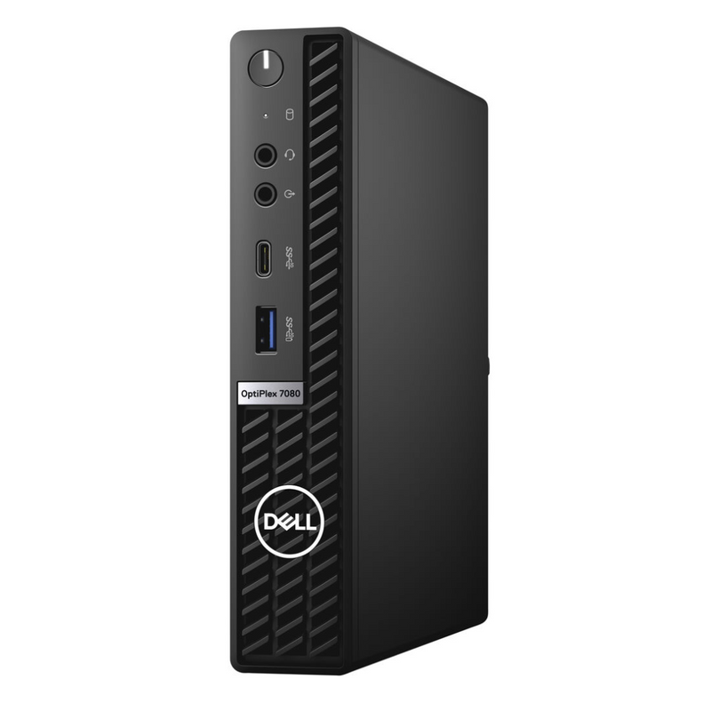 Load image into Gallery viewer, Dell OptiPlex 7080, Micro Desktop Bundled with Dell 24" Monitor, Intel Core i5-10600T, 2.40GHz, 32GB RAM, 256GB SSD, Windows 11 Pro, Grade A Refurbished - EE
