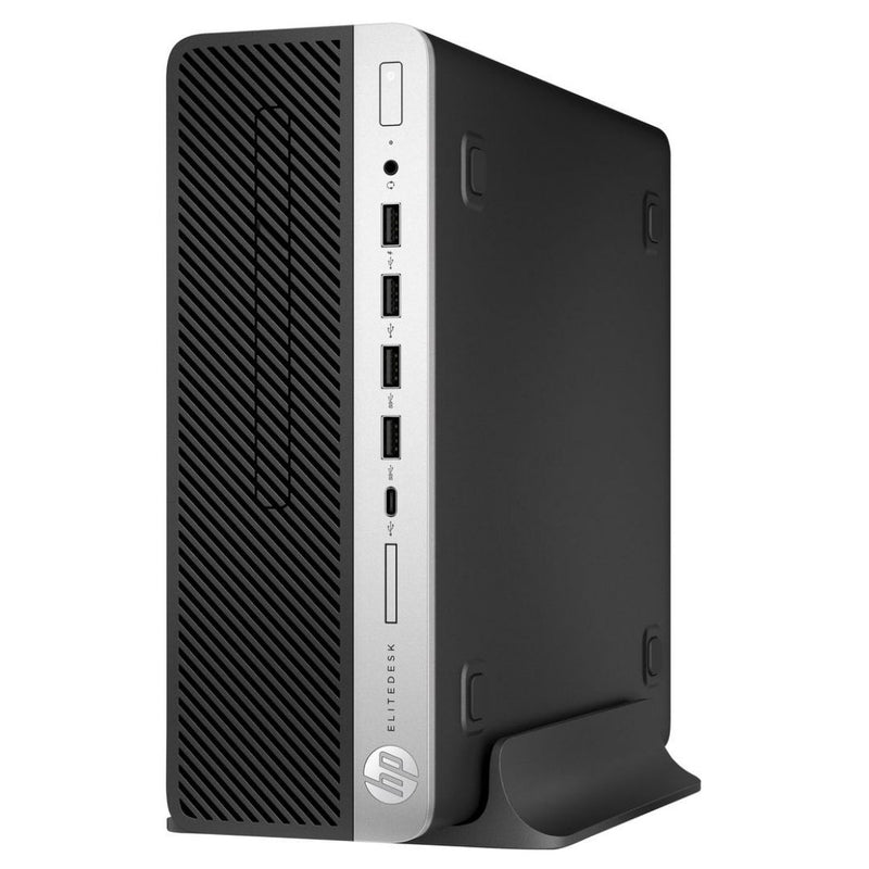 Load image into Gallery viewer, HP EliteDesk 705 G4, SFF Desktop, AMD Pro A10-9700E, 3.5GHz, 8GB RAM, 256GB SSD, Windows 10 Pro - Grade A Refurbished