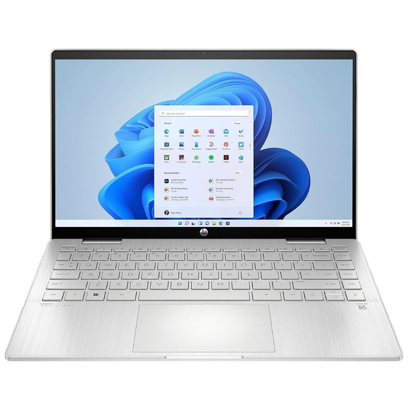 Load image into Gallery viewer, HP Pavilion 14T-EK000 Core™ i7-1255U 512GB SSD 16GB 14" (1920x1080) TOUCHSCREEN WIN11 Intel Iris Xe Graphics NATRUAL SILVER FP Reader 54B30AV-CTO1
