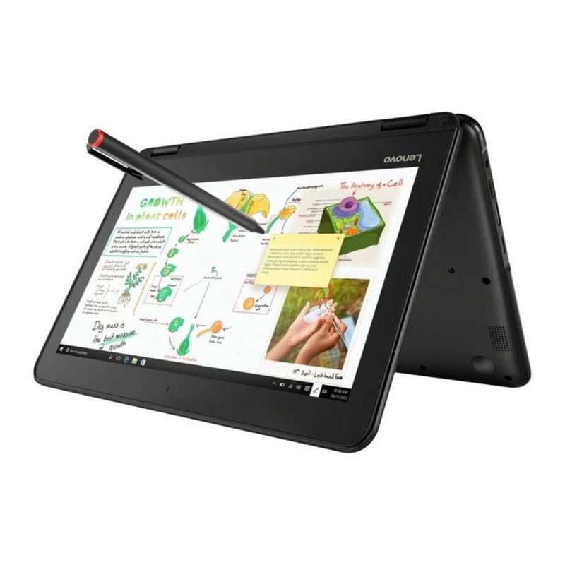 Load image into Gallery viewer, Lenovo N24, 11.6" Touch Screen, Intel Pentium N4200, 1.10GHz, 4GB RAM, 128GB SSD, Windows 10 Pro - Grade A Refurbished