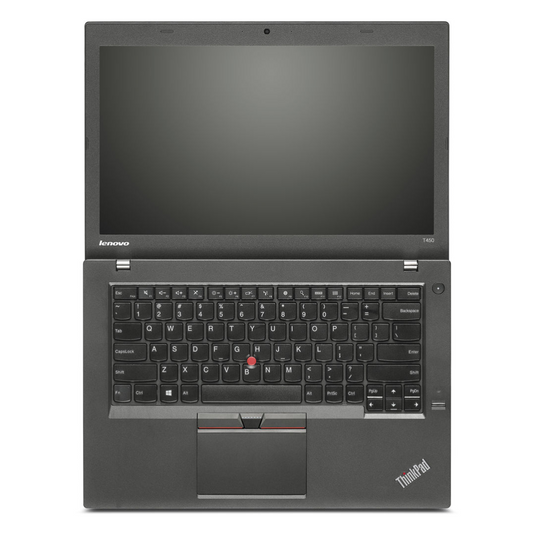 Lenovo ThinkPad T450, 14", Intel Core i5-5200U, 2.20GHz, 16GB RAM, 512GB SSD, Windows 10 Pro - Grade A Refurbished