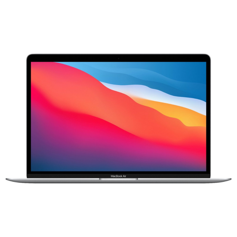 Load image into Gallery viewer, Apple MacBook Air M1 Chip 8-core 256GB SSD 8GB 13.3&quot; (2560x1600) Retina Display MacOS Big Sur 11.0 SILVER Backlit Keyboard MGN93LL/A
