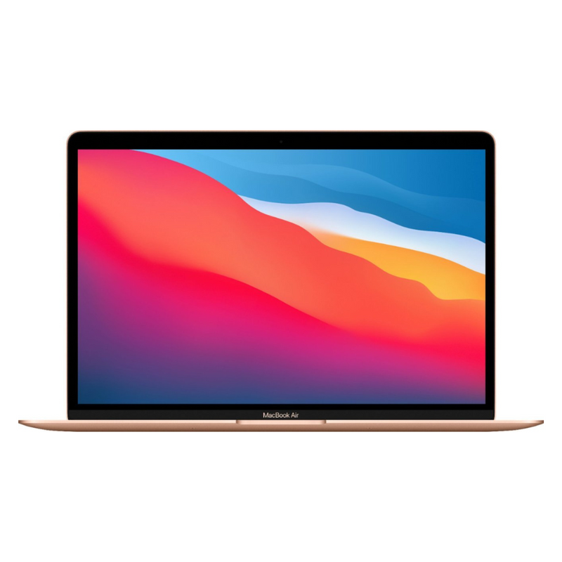 Load image into Gallery viewer, Apple MacBook Air M1 Chip 8-core 256GB SSD 8GB 13.3&quot; (2560x1600) Retina Display MacOS Big Sur 11.0 GOLD Backlit Keyboard MGND3LL/A
