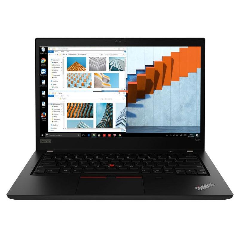 Load image into Gallery viewer, Lenovo ThinkPad T490, 14", Intel Core i5-8250U, 1.6GHz, 16GB RAM, 256GB NVMe SSD, ADP, Windows 11 Pro, Grade A Refurbished - EE