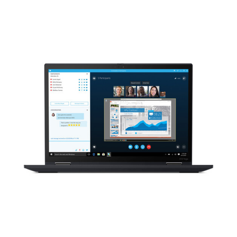Load image into Gallery viewer, Lenovo ThinkPad X13 Yoga G2, 13.3" Touchscreen, Intel Core i7-1185G7, 3.00GHz, 16GB RAM, 256GB SSD, Windows 11 Pro - Grade A Refurbished