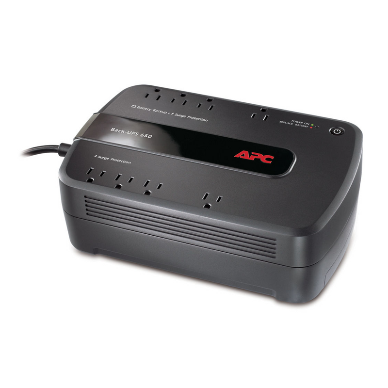 Load image into Gallery viewer, APC Back-UPS 650 8 Outlet Surge Protector & Battery Backup(BE650G1)-BRAND NEW Media 1 of 2