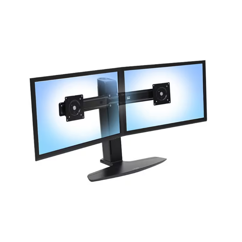 Load image into Gallery viewer, Ergotron Neo-flex Dual Monitor Lift Stand, Black- Grade A Refurbished
