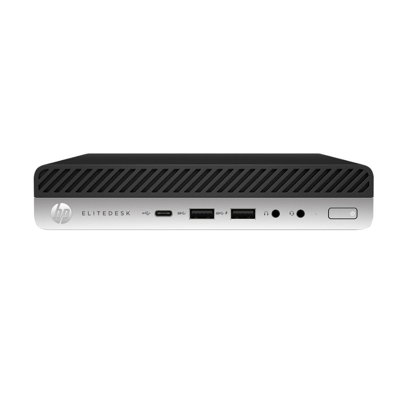 Load image into Gallery viewer, HP EliteDesk 800 G3, Mini Desktop, Intel Core i5-6500T, 2.5GHz, 8GB RAM, 256GB SSD, Windows 10 Pro - Grade A Refurbished