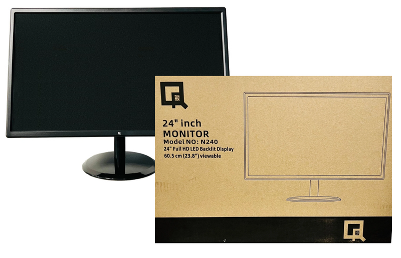 Load image into Gallery viewer, Brand New 24" QR N240 Monitor, Full HD 1920 x 1080