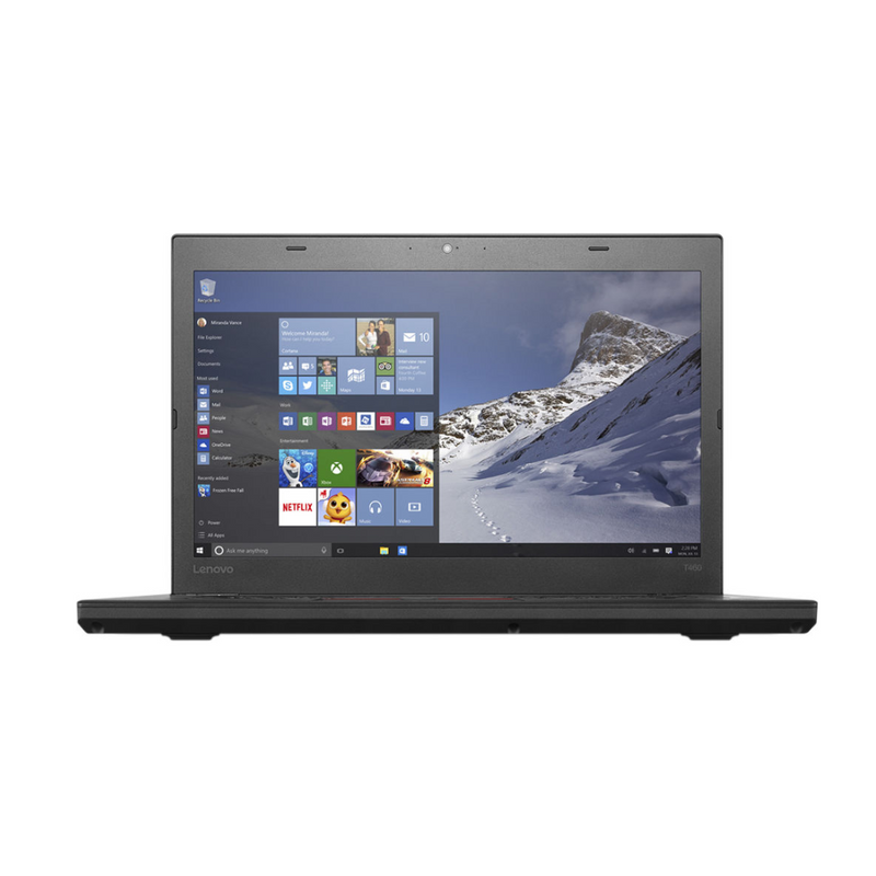 Load image into Gallery viewer, Lenovo ThinkPad T460, 14", Intel Core i5-6300U, 2.4GHz, 8GB RAM, 512GB SSD, Windows 10 Pro - Grade A Refurbished