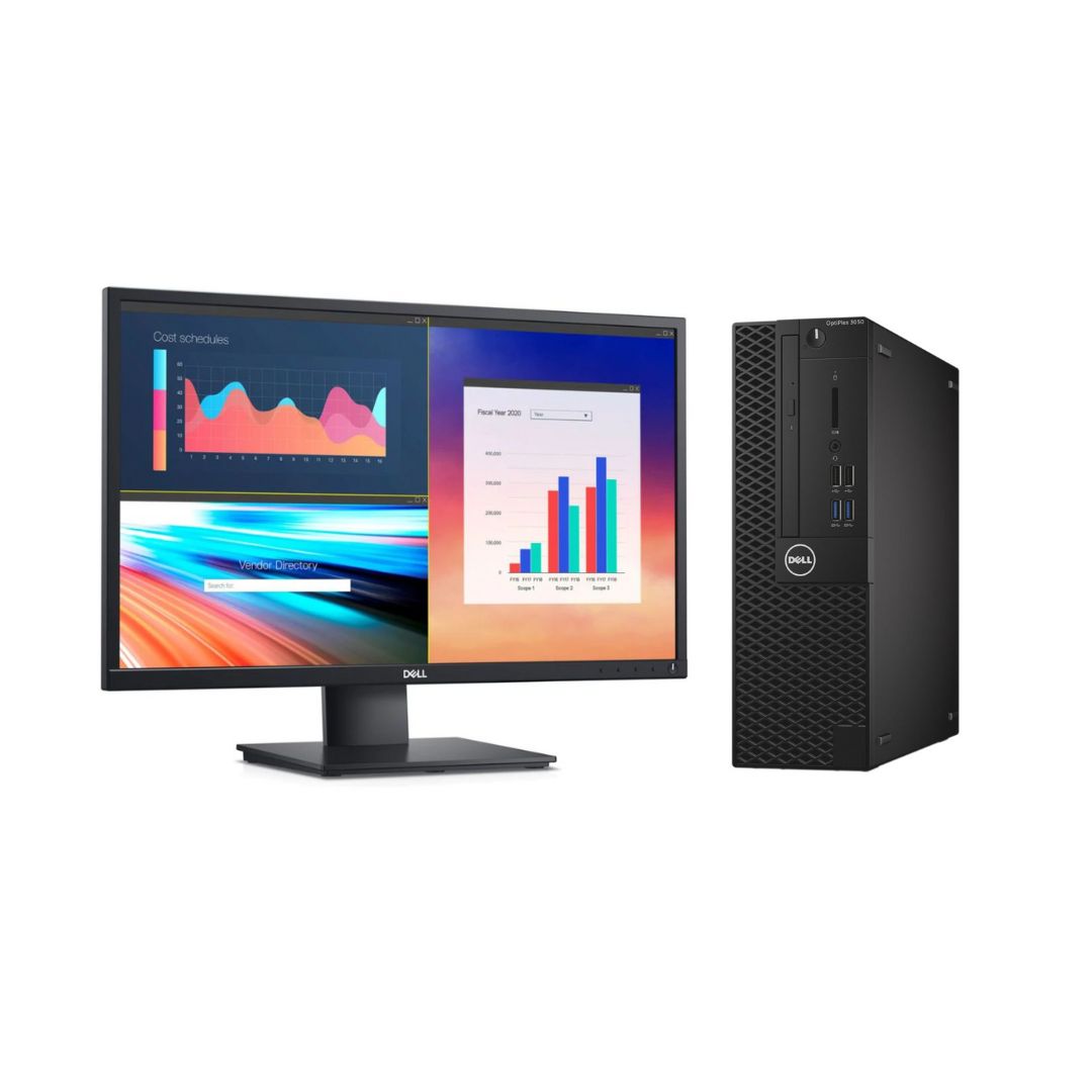 Dell OptiPlex 3050, SFF Desktop bundled with 24