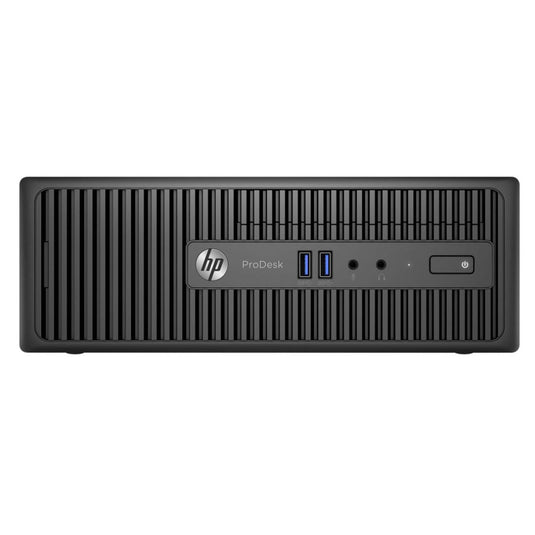 HP ProDesk 400 G3, computadora de escritorio de factor de forma pequeño, Intel Core i5-6400, 2,7 GHz, 8 GB de RAM, 256 GB SSD, Windows 10 Pro-Grade A reacondicionado