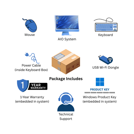 Computadora de escritorio todo en uno Dell OptiPlex 5270, 21.5", Intel Core i5-9500, 3.00 GHz, 16 GB de RAM, SSD de 256 GB, Windows 11 Pro - Garantía A - Reacondicionada - EE