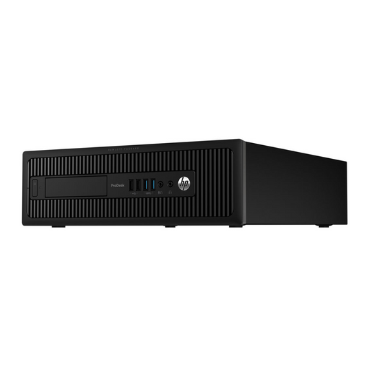 HP ProDesk 600 G1, computadora de escritorio SFF incluida con monitor de 22", Intel Core i5-4570, 3,2 GHz, 16 GB de RAM, 256 GB SSD, DVD, Windows 10 Pro - Grado A reacondicionado 