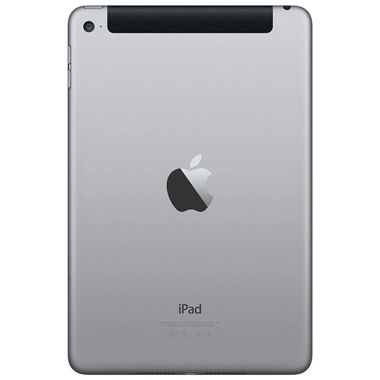 Apple iPad Mini 4 - A1550, 7.9", 128GB, Wi-Fi+Cellular, Space Gray, Grade- A Refurbished
