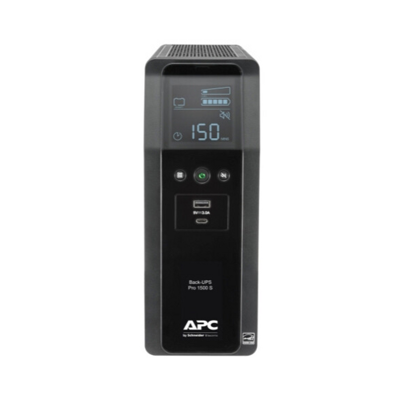 Load image into Gallery viewer, APC Back-UPS Pro BR 1500VA Battery Backup &amp; Surge Protector (BR1500G)- Grade A Refurbished
