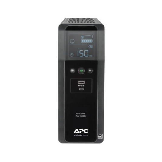 APC Back-UPS Pro BR 1500VA Respaldo de batería y protector contra sobretensiones (BR1500G) - Grado A reacondicionado