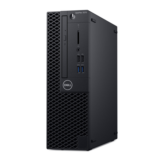 Dell OptiPlex 3070, SFF, Intel Core i7-9700, 3.0GHz, 16GB RAM, 512GB SSD, Windows 11 Pro, Grade A Refurbished - EE