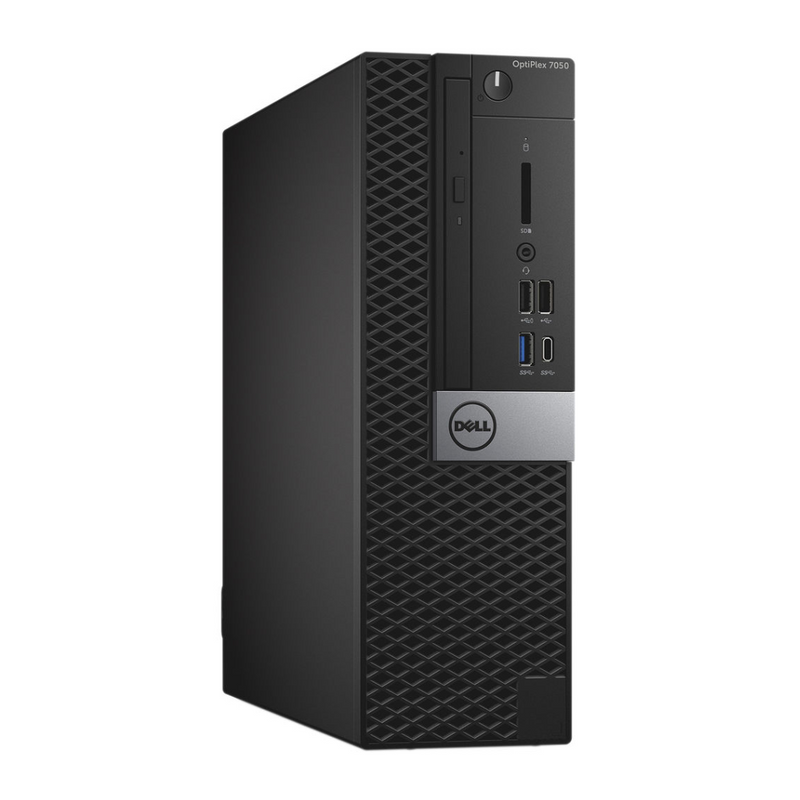 Load image into Gallery viewer, Dell OptiPlex 7050, SFF Desktop Bundled with 24&quot; Monitor, Intel Core i7-6700, 3.4GHz ,16GB RAM, 256GB SSD, Windows 10 Pro -  Grade A Refurbished
