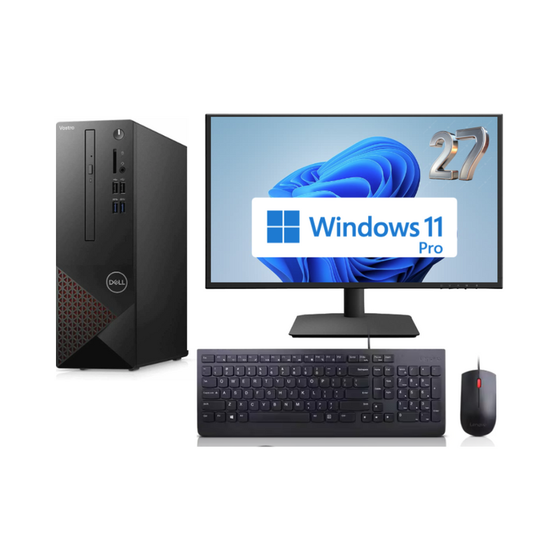 Load image into Gallery viewer, Dell Vostro 3681 SFF Desktop Bundled with 27" Planner, Intel Core i5-10400, 2.9GHz, 16GB RAM, 256GB SSD, Windows 11 Pro, Grade A Refurbished - EE
