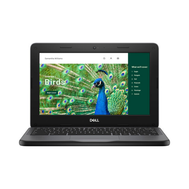 Load image into Gallery viewer, Dell 3120 Chromebook, 11.6&quot;, Intel Celeron N100, 1.0GHz, 4GB RAM, 64GB eMMC, Chrome OS, Brand New - EE

