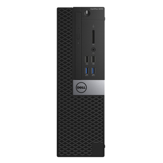 Dell OptiPlex 5040, SFF Desktop Bundled with Dual Monitor 2 x 22" LCD, Intel Core i5-6400, 2.7GHz, 8GB RAM, 256GB SSD, Windows 10 Pro - Grade A Refurbished