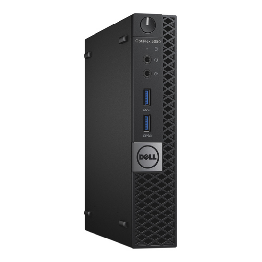 Dell OptiPlex 5050, Micro Desktop, Intel Core i5-6400T, 2.2GHz, 16GB RAM, 256GB SSD, Windows 10 Pro - Grade A Refurbished 