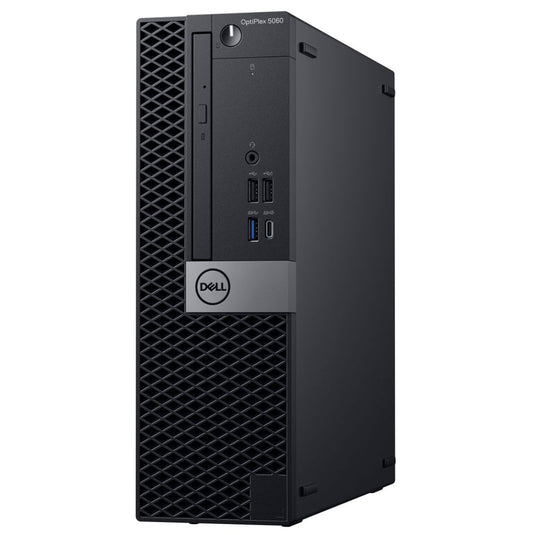 Dell OptiPlex 5060, SFF incluido con monitor de 24", Intel Core i5-8500, 3,0 GHz, 8 GB de RAM, 256 GB SSD, Windows 10 Pro - Grado A reacondicionado