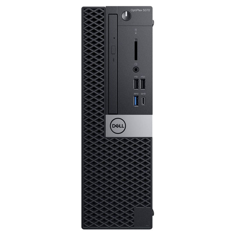Load image into Gallery viewer, Dell OptiPlex 5070, SFF Desktop Bundled with 2 x 24&quot; Dell Monitors, Intel Core i7-9700, 3.0GHz, 32GB RAM, 1TB SSD, Windows 11 Pro - Grade A Refurbished-EE
