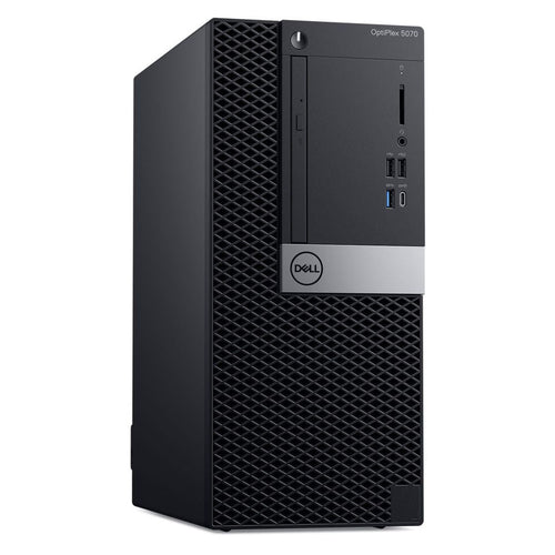 Dell OptiPlex 5070, Tower Desktop, Intel Core i5-9400, 2.90GHz, 16GB RAM, 512GB SSD,  Windows 10 Pro - Grade A Refurbished