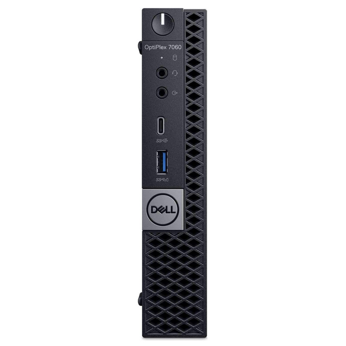 Dell OptiPlex 7060, Micro Desktop, Intel Core i5-8500T, 3.0GHz, 16GB RAM, 256GB NVMe SSD, Windows 11 Pro, Grade A Refurbished - EE