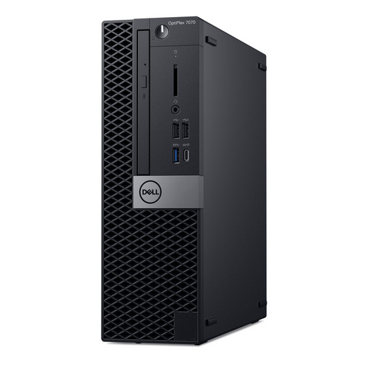 Dell OptiPlex 7070, SFF Desktop, Intel Core i5-9500, 3.0GHz, 32GB RAM, 1TB SSD, Windows 11 Pro - Grade A Refurbished