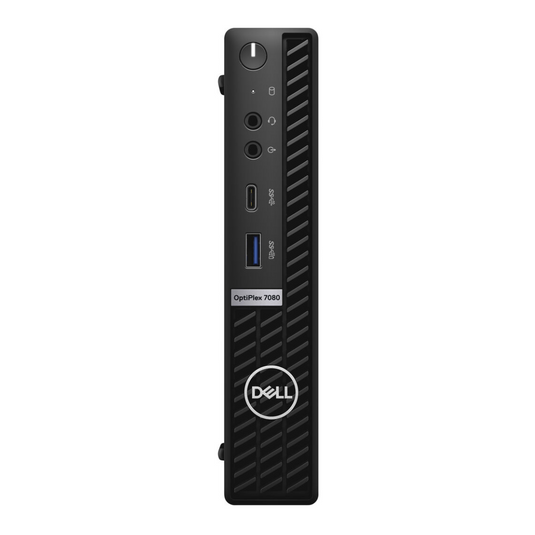 Dell OptiPlex 7080, Micro Desktop Bundled with 24