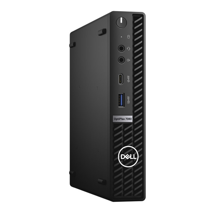 Dell OptiPlex 7080 Micro Form Factor Desktop, Intel Core i5-10500T, 2.3GHz, 16GB RAM, 512GB NVME, Windows 10 Pro - Grade A Refurbished