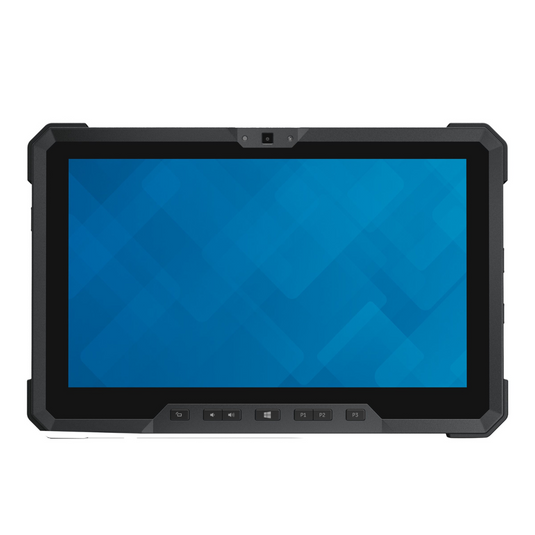 Dell Latitude 7212 Rugged Tablet, 12", Intel Core i5-7300U, 2.6GHz, 8GB RAM, 128GB SSD, Windows 10 Pro - Grade A Refurbished