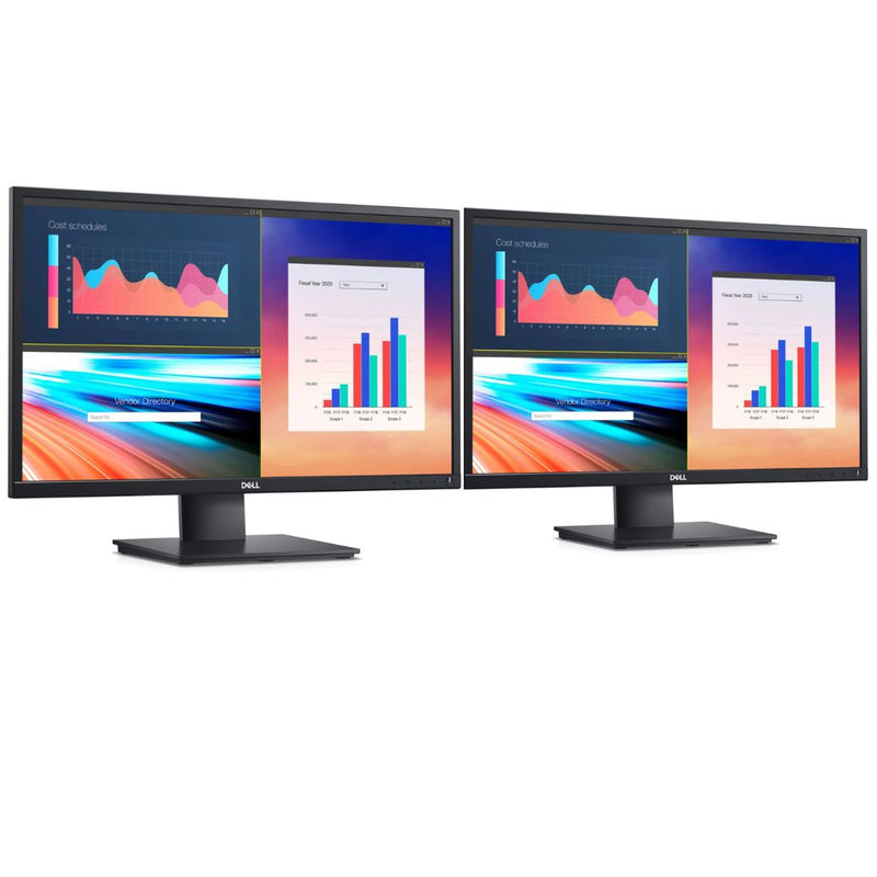 Load image into Gallery viewer, Lenovo ThinkCentre M900, SFF Desktop Bundled with Dual Monitor 2 x  24&quot; LCD, Intel Core i5-6500, 3.2GHz, 16GB RAM, 512GB SSD, Windows 10 Pro-  Grade A Refurbished
