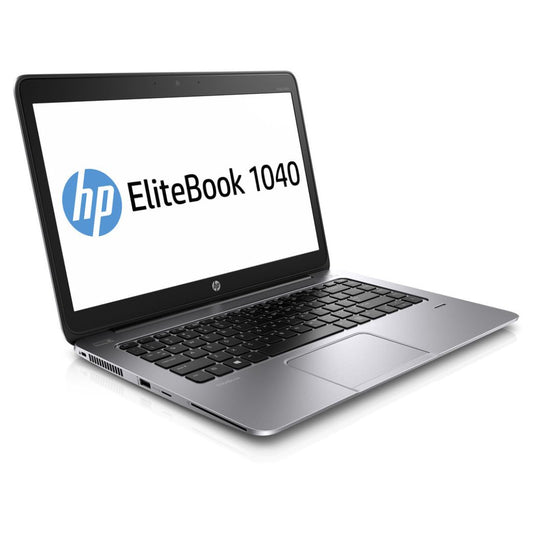 HP EliteBook Folio 1040 G2, 14", Intel Core i5-5200U, 2.2GHz, 8GB RAM, 256GB SSD, Windows 10 Pro - Grade A Refurbished 